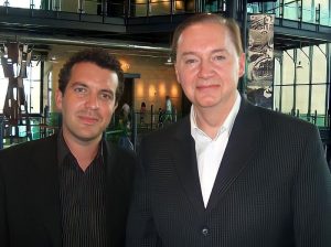 Karl Wells interviewing Rick Mercer (2005)