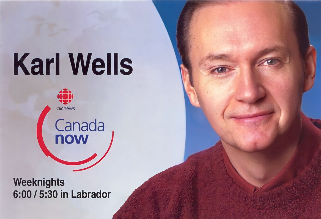 Karl Wells in promo for CBC Canada Now (2002)